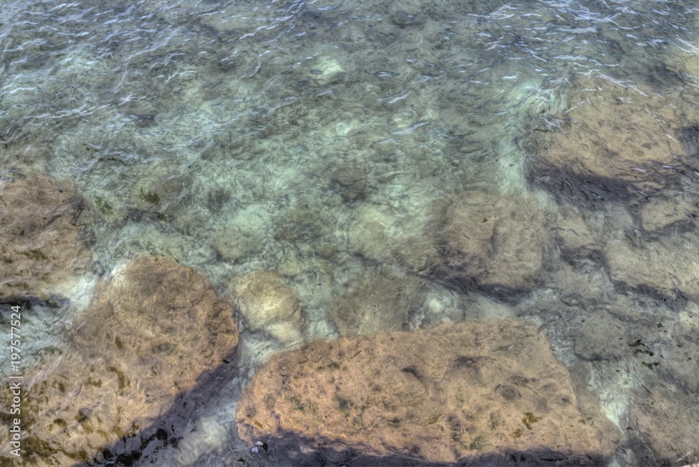 Obraz premium Cave Point on Lake Michigan in Wisconsin