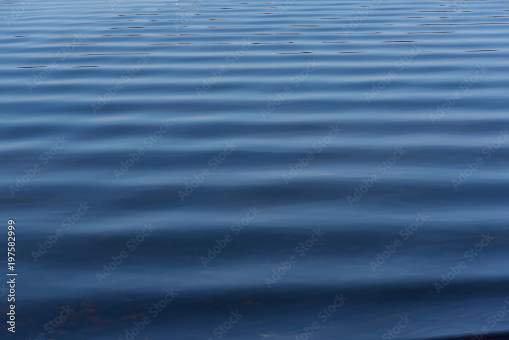 Naklejka premium Ripples on the Water Surface