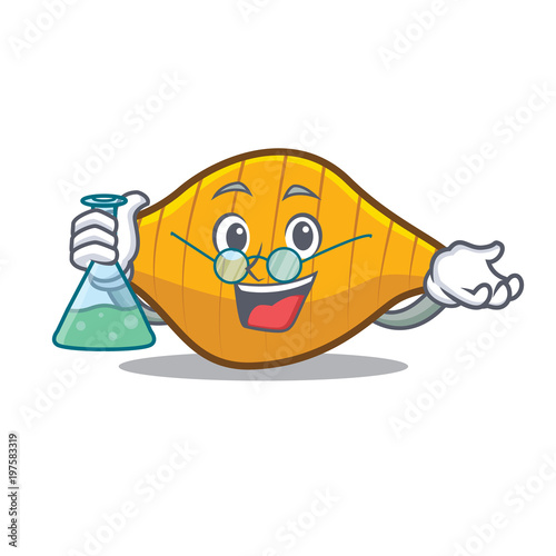 Professor conchiglie pasta character cartoon