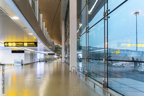 Photography Chongqing airport terminal