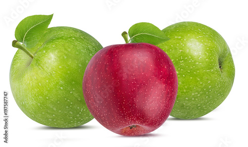 apple on a white background