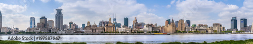 Panoramic view of the Bund, Shanghai