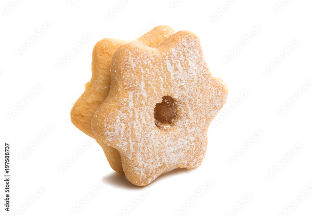 Christmas cookies sandwiches isolated Christmas cookies sandwiches isolated