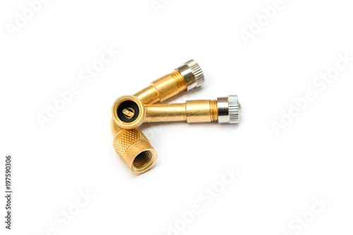 Pair of 90 Degree Brass Filling Air Pipe For All Vehicle