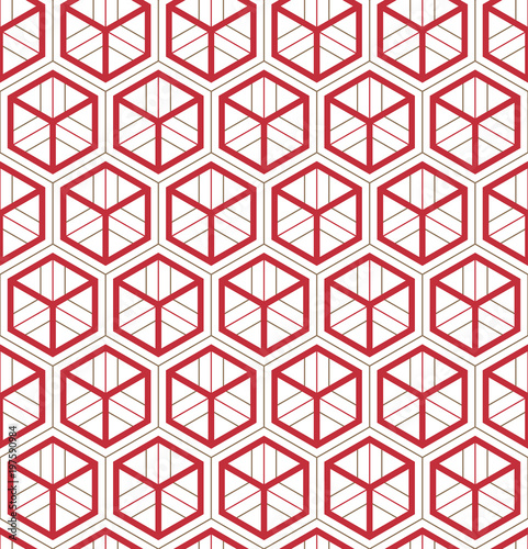 Vector seamless geometric pattern. Classic Chinese ancient fully editable ornament
