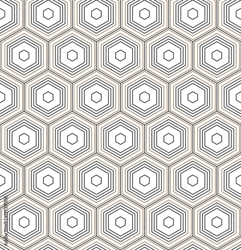 Vector seamless geometric pattern. Classic Chinese ancient fully editable ornament