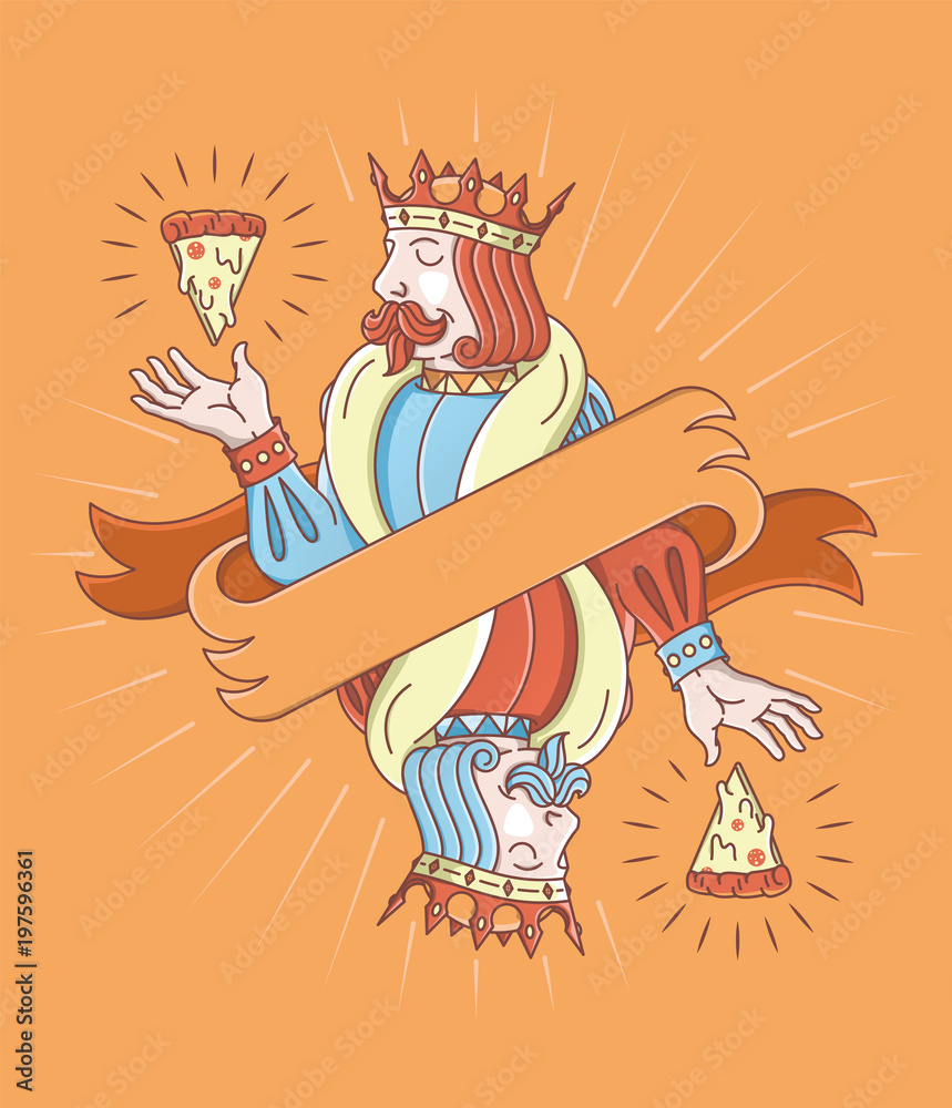 Fototapeta Król projektowania tapet do pizzy
