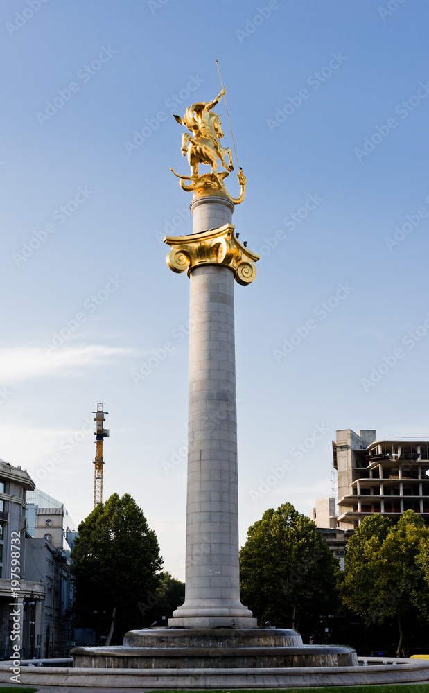 Liberty Monument. Tbilisi, Georgia.
