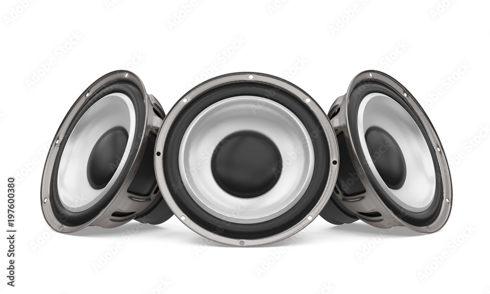 Sound Audio Loudspeakers Isolated
