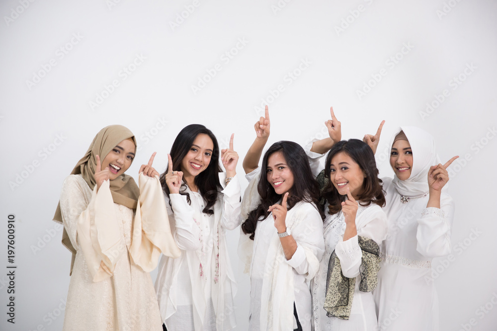 asian muslim woman. eid mubarak concept asian muslim woman. eid mubarak concept
