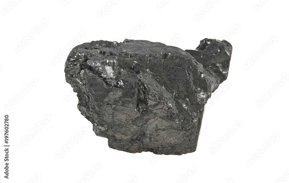 Fototapeta premium coal isolated on white background