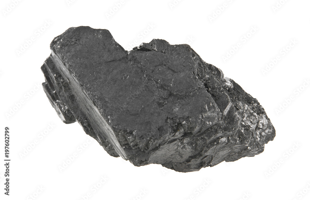 Obraz premium coal isolated on white background