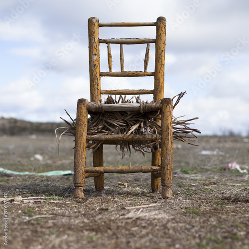 Silla abandonada