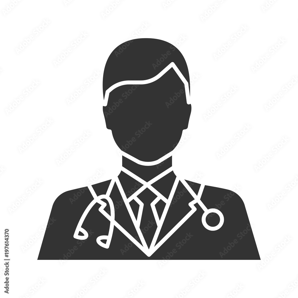 Doctor glyph icon Doctor glyph icon