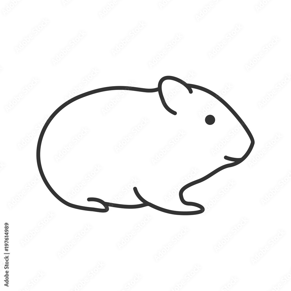 Hamster linear icon Hamster linear icon