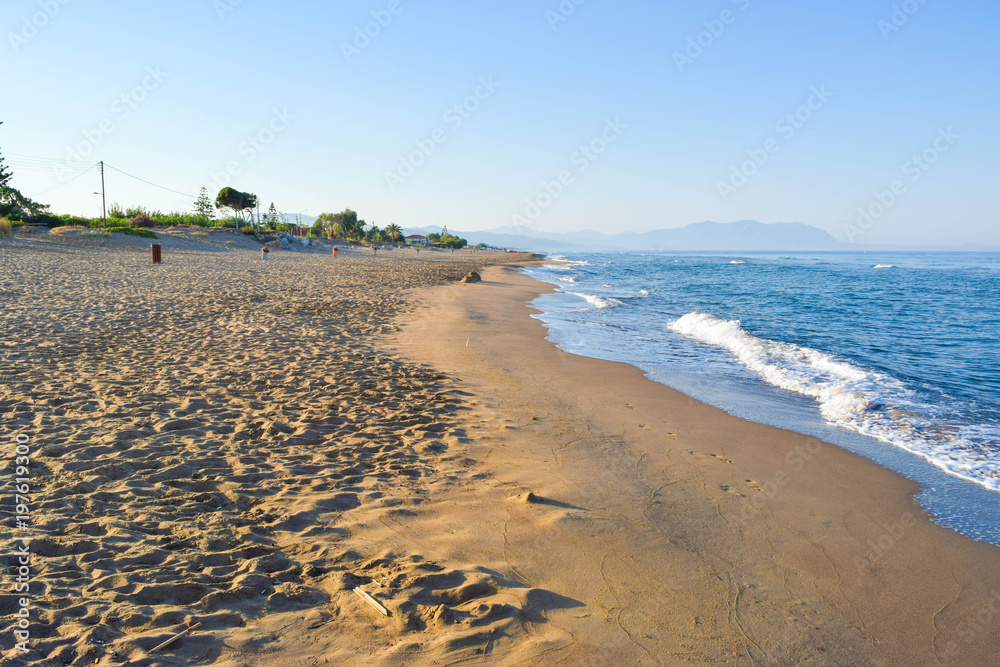 Zacharo beach, Greece.
