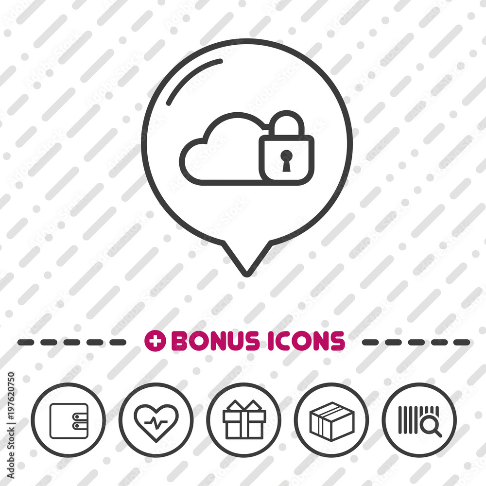 Private Cloud Icon