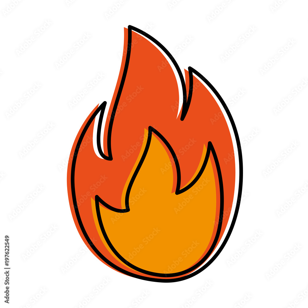 fire flame isolated icon vector illustration design fire flame isolated icon vector illustration design