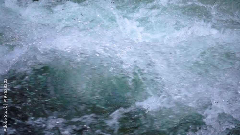 SLOW MOTION: surface boiling water SLOW MOTION: surface boiling water