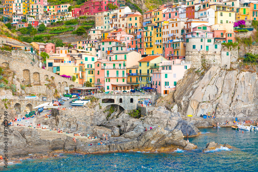 Scenic view of Vernazza, Cinque Terre, Italy