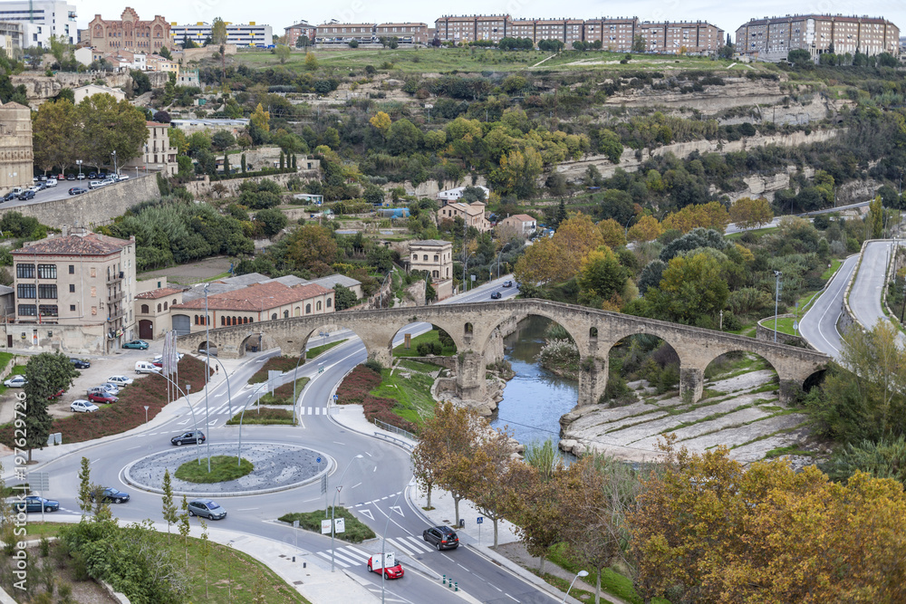 Fototapeta premium City view, Manresa, province Barcelona, Catalonia.