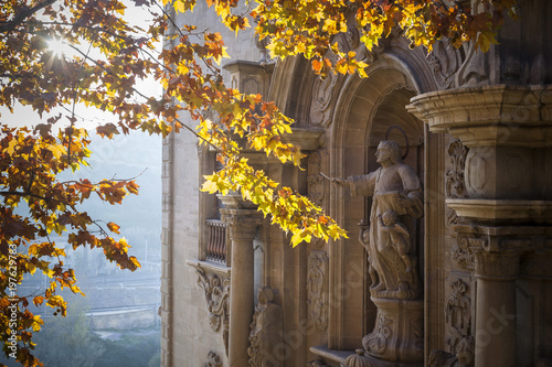 Facade Church, baroque style,Cave of Saint Ignatius,Manresa,province Barcelona,Catalonia. photo