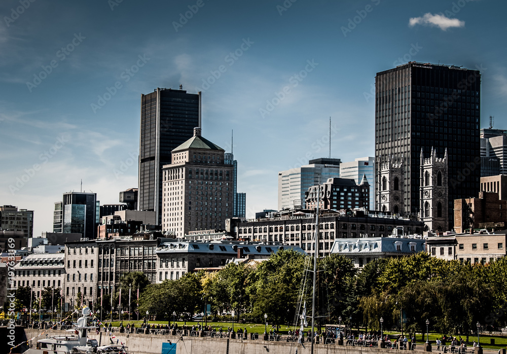 Look of the Old Port of Montreal.