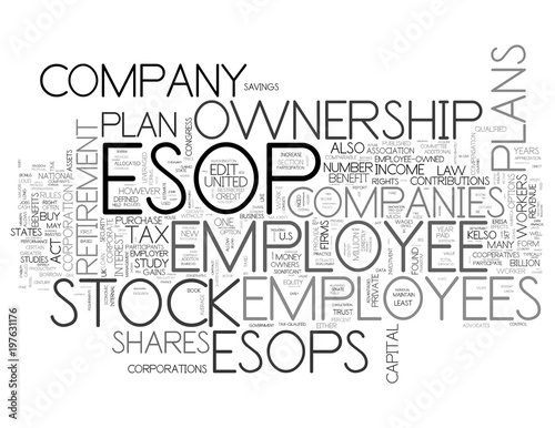 ESOP - Employee Stock Ownership Plan - Concept