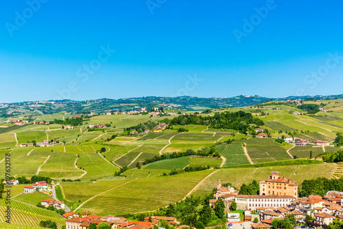 The Barolo castle in Piedmont  Italy