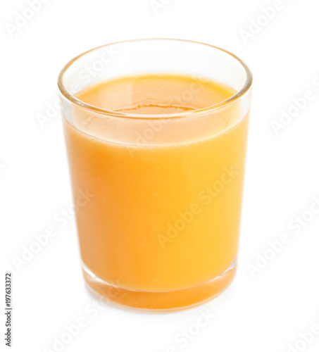 Wallpaper Mural Glass of orange juice isolated on white Torontodigital.ca