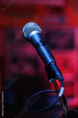 Microphone ready for live
