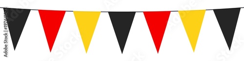 Banner. Garlands, pennants. Germany