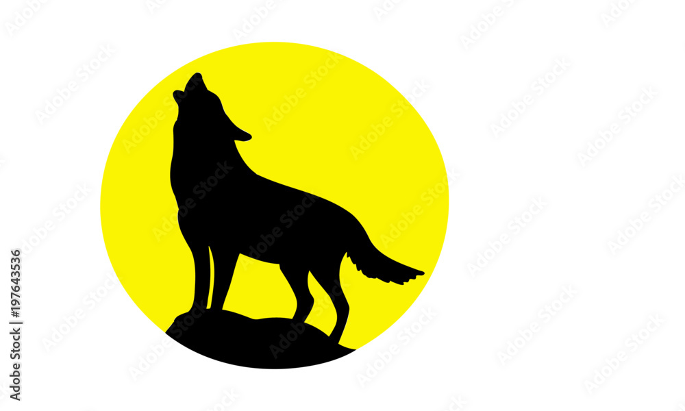 Obraz premium Howling Wolf