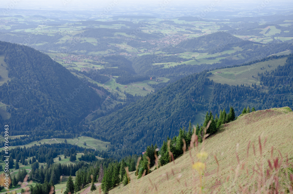 Naklejka premium Alpen von oben