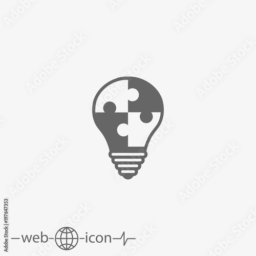 puzzle lightbulb