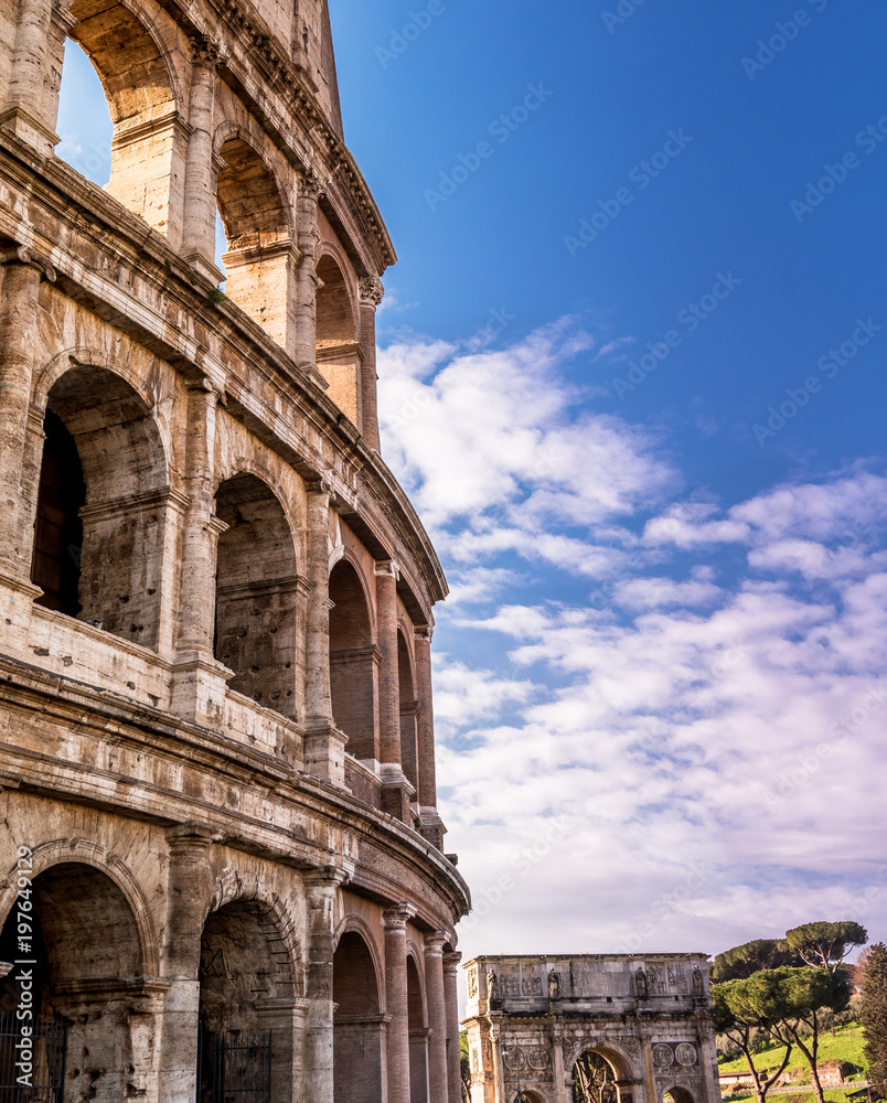 Side of Colosseum 