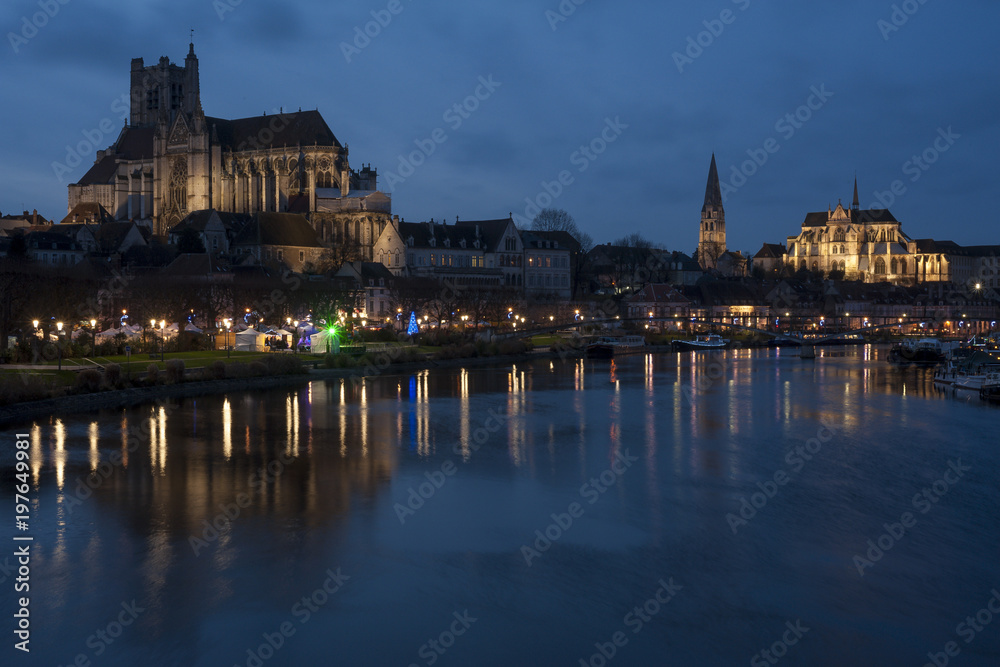 Auxerre et l'Yonne de nuit