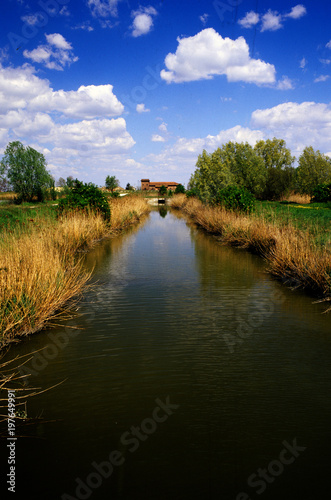 idrovora canali bonifica valli di ostellato parco regionale delta del po ferrara emilia romagna photo