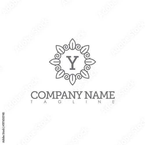 Y MODERN LETTER LOGO TEMPLATE