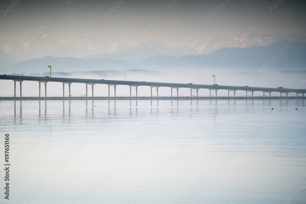 Hood Canal Bridge from Salsbury Point County Park Hood Canal Bridge from Salsbury Point County Park