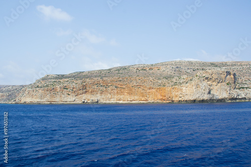 Splendida costa dell'isola di Creta, meraviglia della Grecia