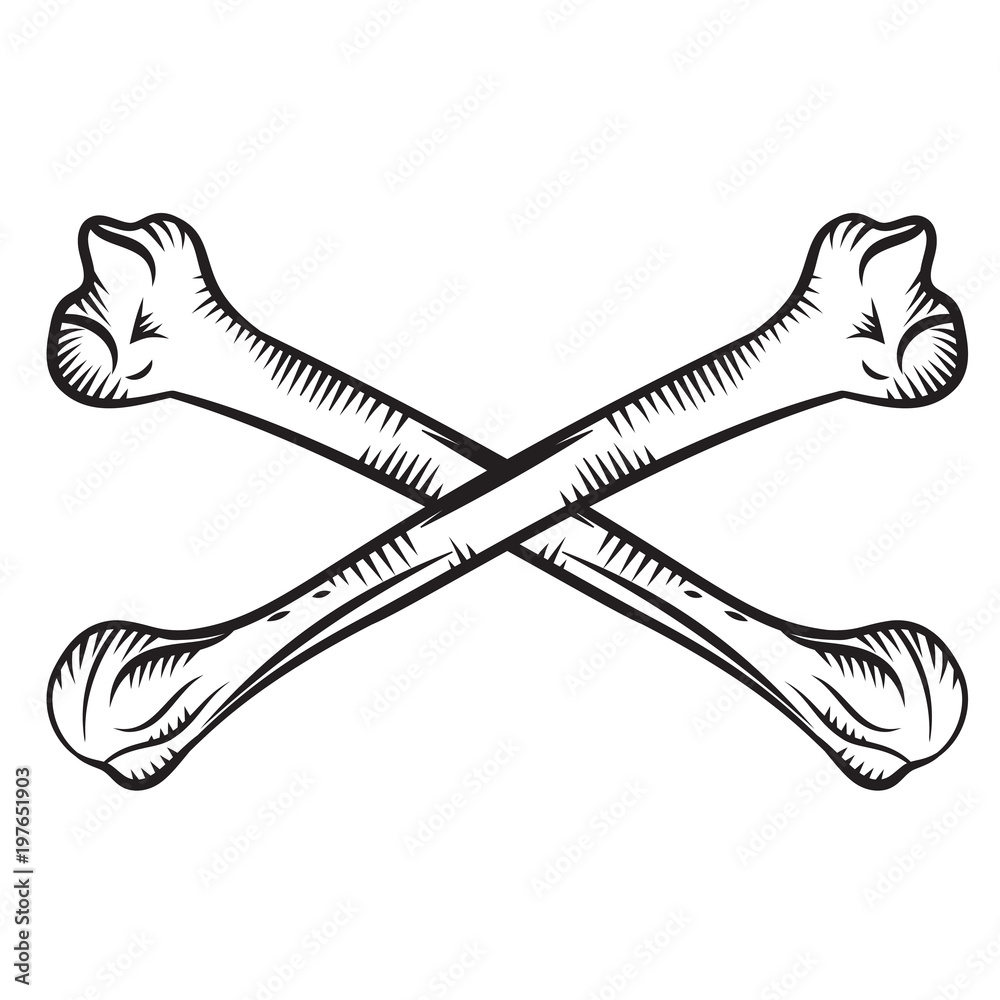 Crossed bones