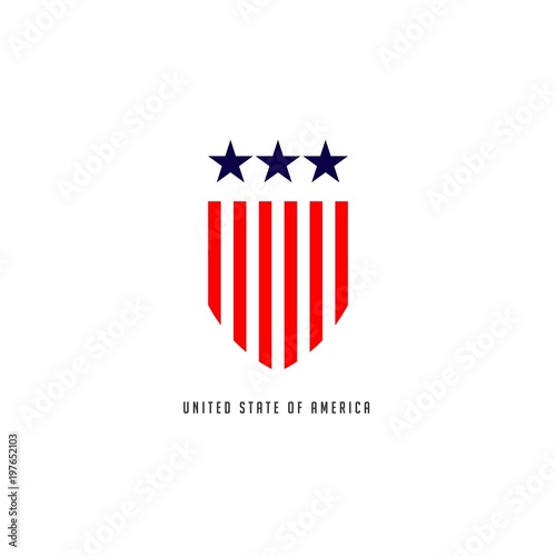 United Stated of America Vector Template Design