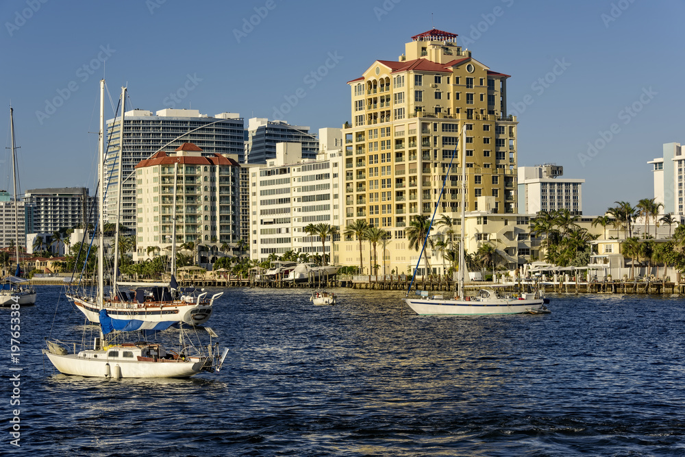Coastline in Fort Lauderdale, Florida