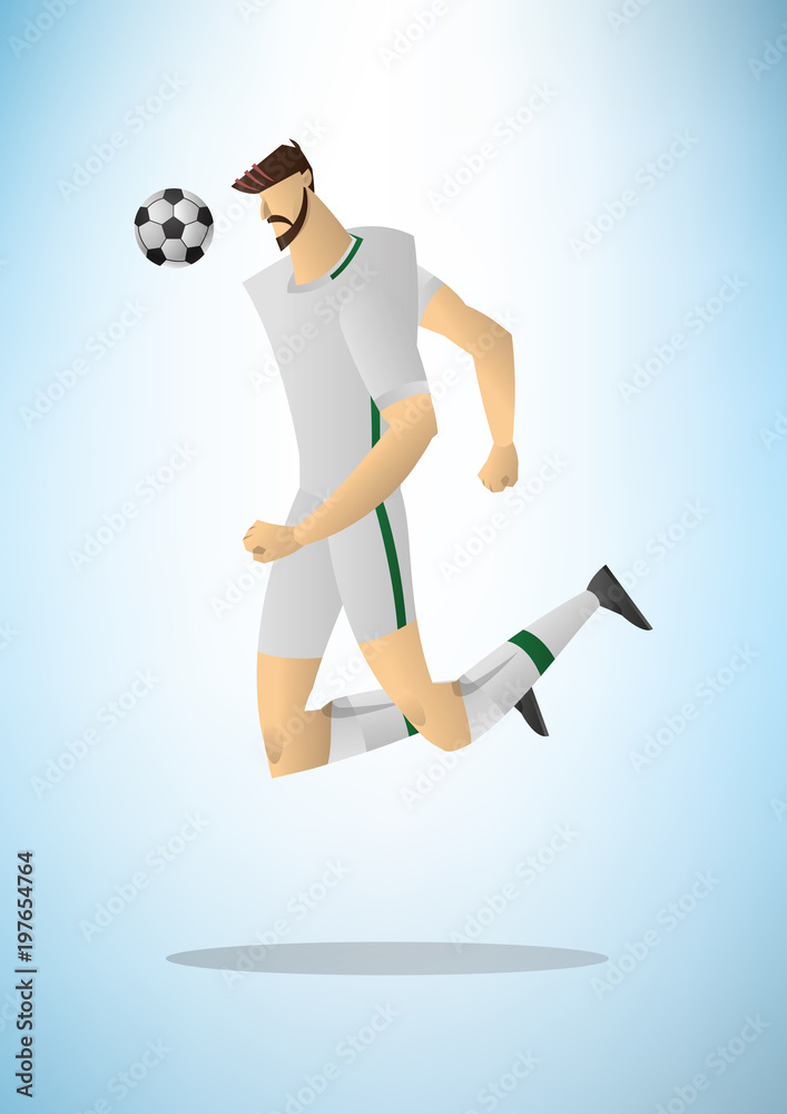 Illustration of football player 02 Illustration of football player 02