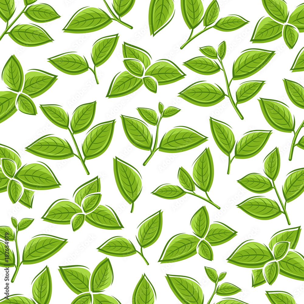 Tea background. Vector