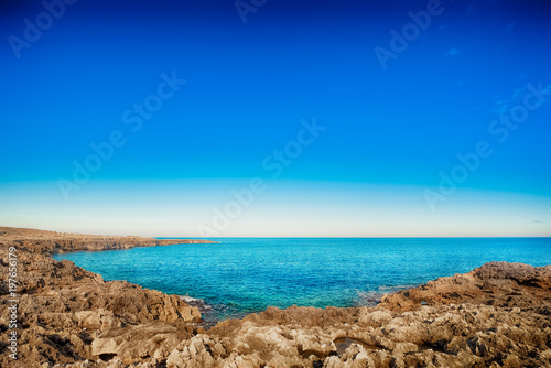 Foto View of the beach Cala Incina