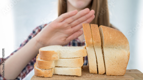 Konstfotografi Gluten intolerance concept