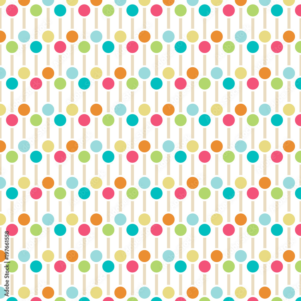 Geometric seamless pattern