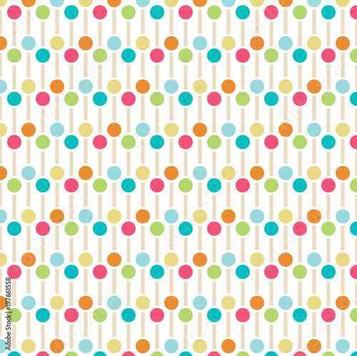 Geometric seamless pattern